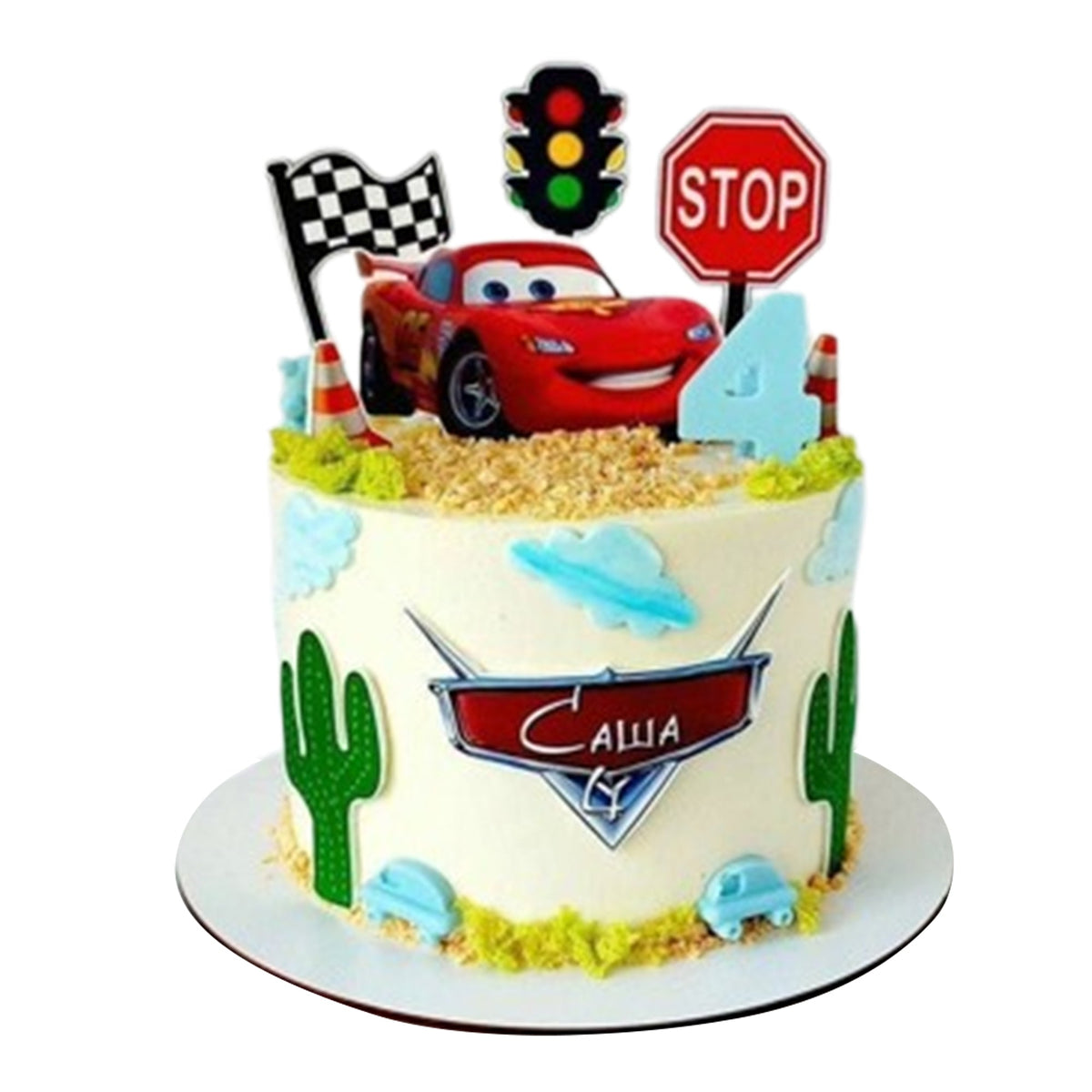 Lightning McQueen Cake V19