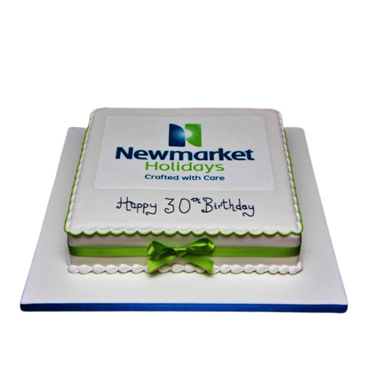 “Layered corporate cake representing dedication and hard work”