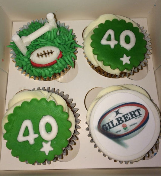 The Rugby Ball Cup Cakes V4